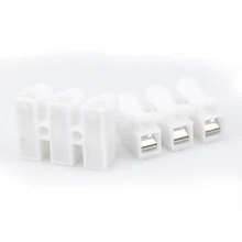 CH-2 CH-3 Spring Wire Quick Connector 10pcs/lot 2p 3p G7 Electrical Crimp Terminals Block Splice Cable Clamp Easy Fit Led Strip