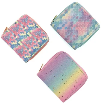 

Women Colorful Short Wallet Coin Purse PU Leather Purse Zipper Card Clutch Holder Gifts for Girls Brand New Free Ship