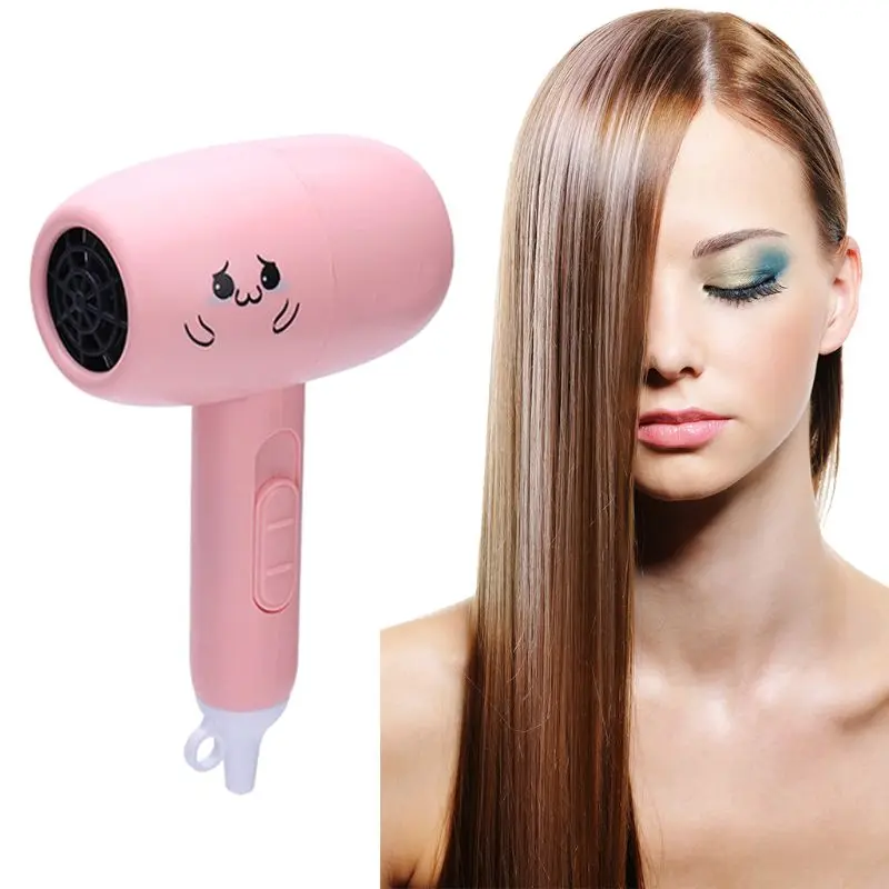 Hair Dryer Mini Hot Cold Blower 1000W Handle Blow Hairdryer Styler Foldable Bathroom Home Travel Portable