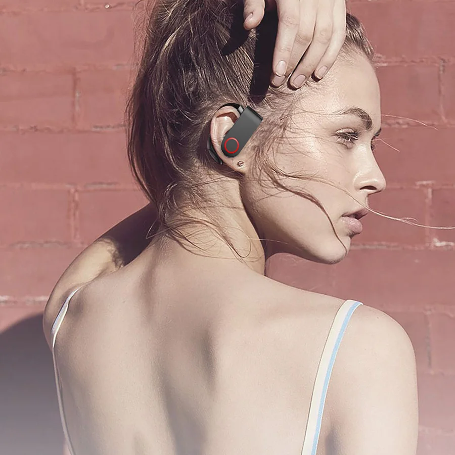 Спортивные TWS 5 0 Bluetooth наушники настоящие Беспроводные с шумоподавлением громкой