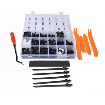 

Set 435Pc Boxed Buckle + Door Nail Screwdriver + Disassembly Tool/Car Door Lining For Ford/Jeep Car Buckle Door Panel
