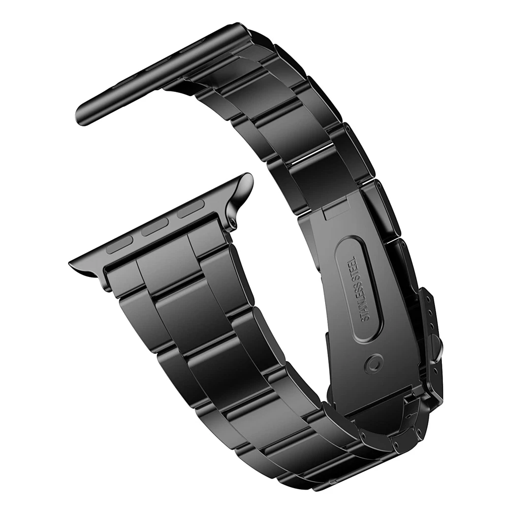 Ремешок тонкий из нержавеющей стали для Apple Watch браслет iwatch apple Series 5 4 3 38 мм 40 42