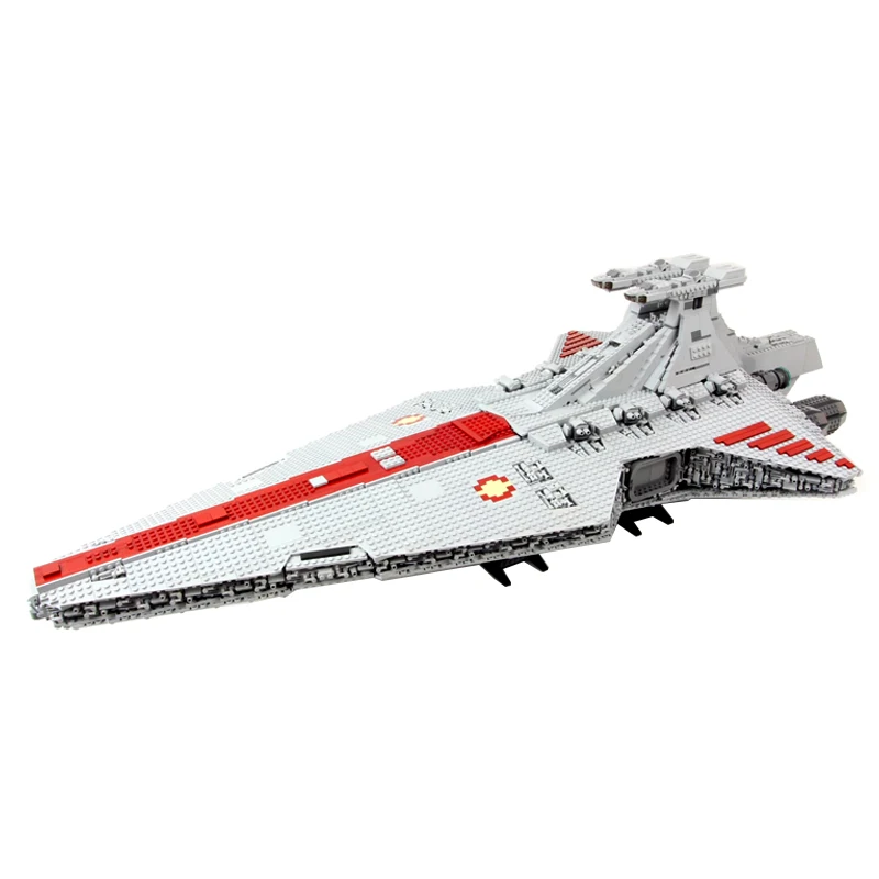 DHL 05077 MOC Star Toys Wars The UCS ST04 Реал Крузер Звездный Разрушитель набор образовательных строительных блоков Кирпичи Детские игрушки Подарки