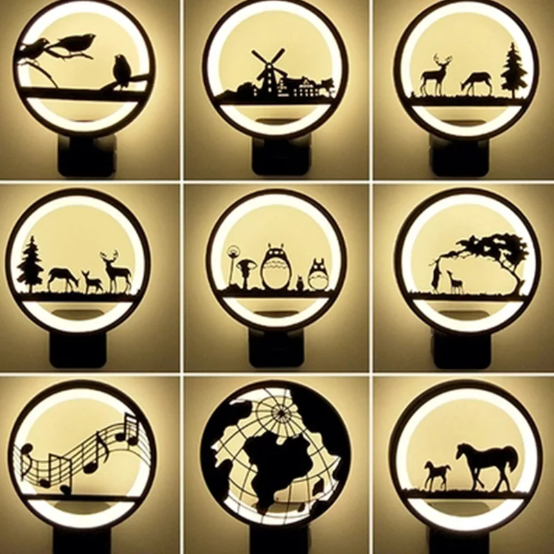 

vintage abajur luminaria rope dining room corridor living room lampara pared bedroom lamp