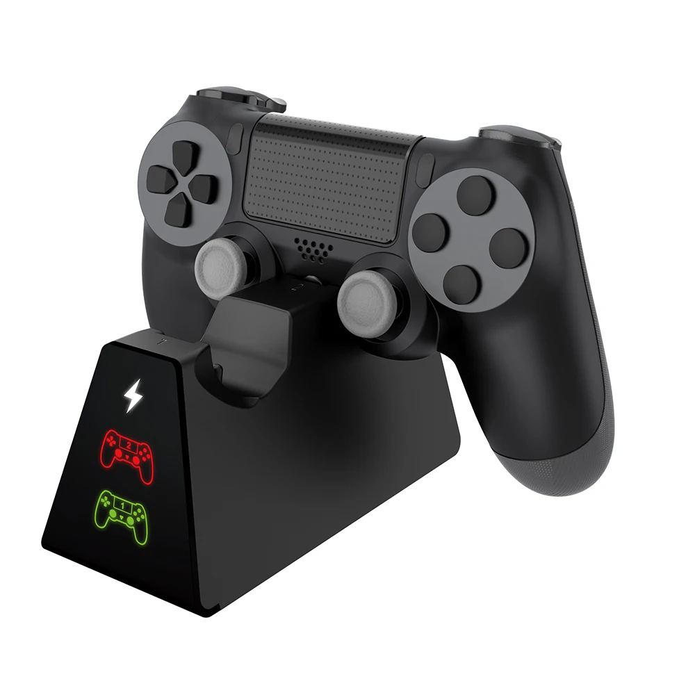 Для Playstation 4 PS4 контроллер зарядное устройство PS4 Slim P4 Профессиональный джойстик игра светодиодный Подставка для зарядки хранение Быстрая