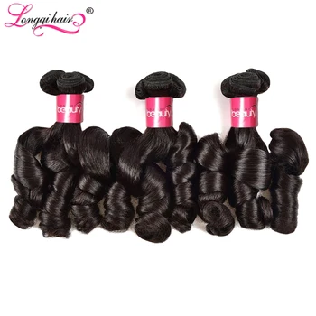

New Arrival Funmi Curl Human Hair Bundles Remy Brazilian Hair Weft 1 Bundle 100g Including 3pcs No Need to Cut Weft Longqi Hair