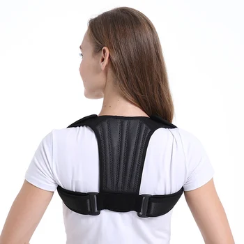 

Women Men Back Posture Corrector Prevent Slouching Relieve Pain Clavicle Posture Belt Brace & Support Chest included Correction