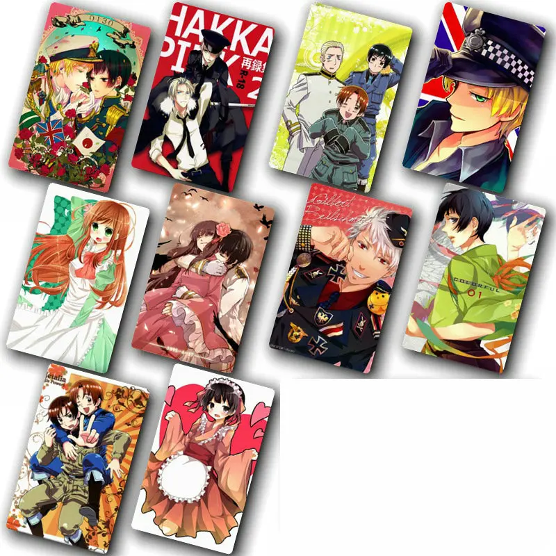 100pcs Hetalia Axis Powers APH Card Sticker Pack DIY Waterproof Classic Kids Stickers toys anime gift | Игрушки и хобби