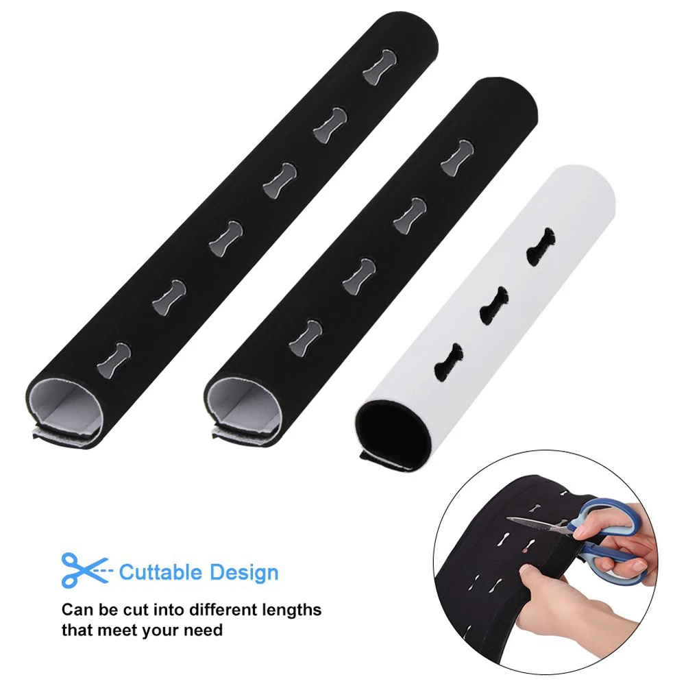 Cable Holder Organizer Flexible Tube Cable Organizer Wire Management Cord Protector Cable Winder