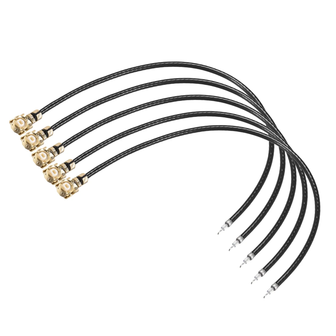 

uxcell 5pcs U.FL Connector RF Adapter 6inch Length RF1.37 Extension Antenna Pigtail Cable for WiFi Router 3G/GSM/4G Module