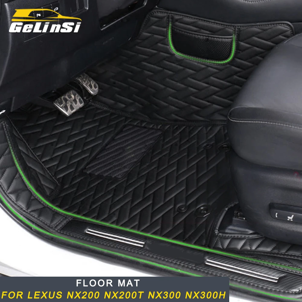 Gelinsi для LEXUS NX200 NX200t NX300 NX300h автомобильный двухслойный провод кожаный пол защитная