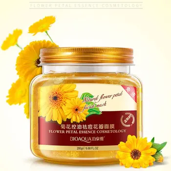 

Rose Face Mask Petals Skin Care Whitening Moisturizing Gel Anti Aging Wrinkle Blackhead Remover Face Care