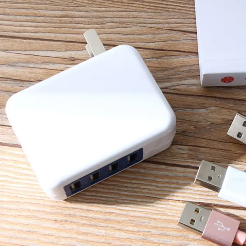 4-Порты и разъёмы Quick Charge 3,0 USB настенное зарядное устройство быстрой зарядки адаптер для iPhone samsung Huawei Xiaomi HTC смарт-телефоны, Деви