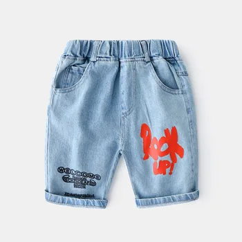 

Kids Letter Baby Boy Jeans 2020 Summer Korean Baby Boy Shorts Boy Jeans Pants Casual Jeans For Boys Clothes