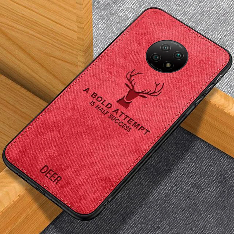 for Redmi 9T Luxury Deer Cloth Phone Case for Redmi Note 9T 