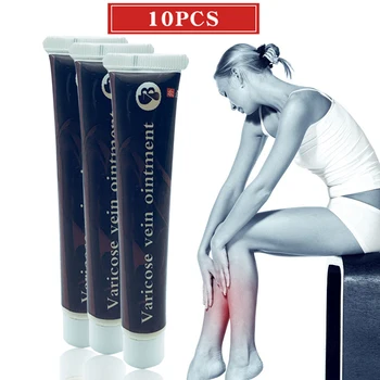 

10pcs/lot Varicose Veins Treatment Cream Effective Cure Vasculitis Phlebitis Spider Veins Pain Varicosity Angiitis Ointment