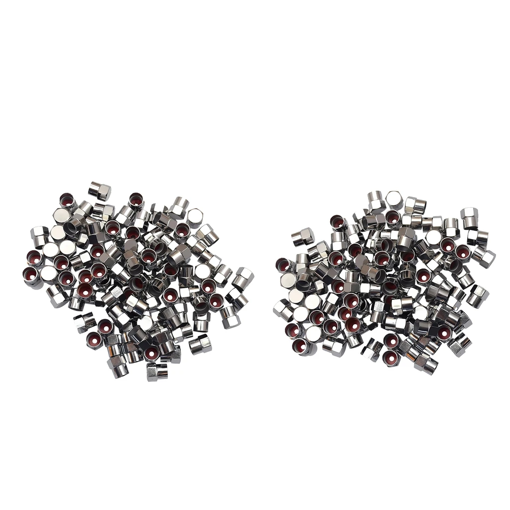 200 Durable Car Motorcycle Tire Pressure Air Valve Air Rod End Caps