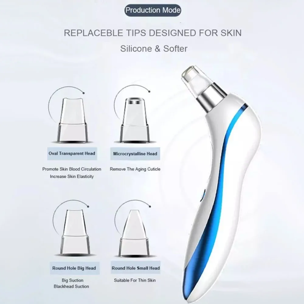

Blackhead Removal Machine Facial Pore Cleanser Blackhead Acne Removal Comedo Suction Extraction Machine Skin Cleaning Tool