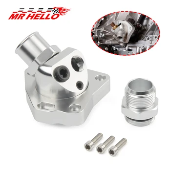 

MR HELLO - For Acura Honda Civic K20/K24 K-Swap Swivel Neck Thermostat Cooling Component Housing radiator hose