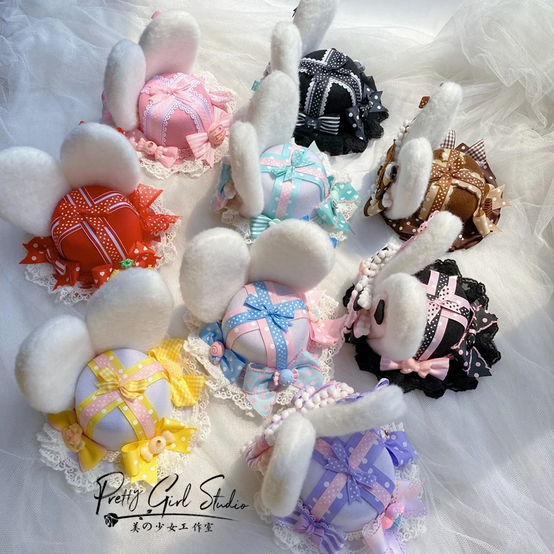 Lolita Rabbit Ears Billycock Hand-Made
