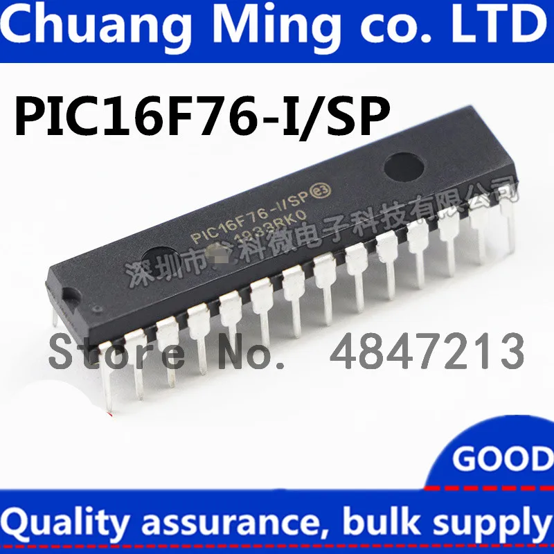 Free Shipping 10pcs/lots PIC16F76 I/SP PIC16F76 16F76 DIP 28 IC In ...