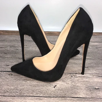 

New women's high heels black high heels exclusive brand professional shoes 10cm12cm female high heels shallow mouth with a singl
