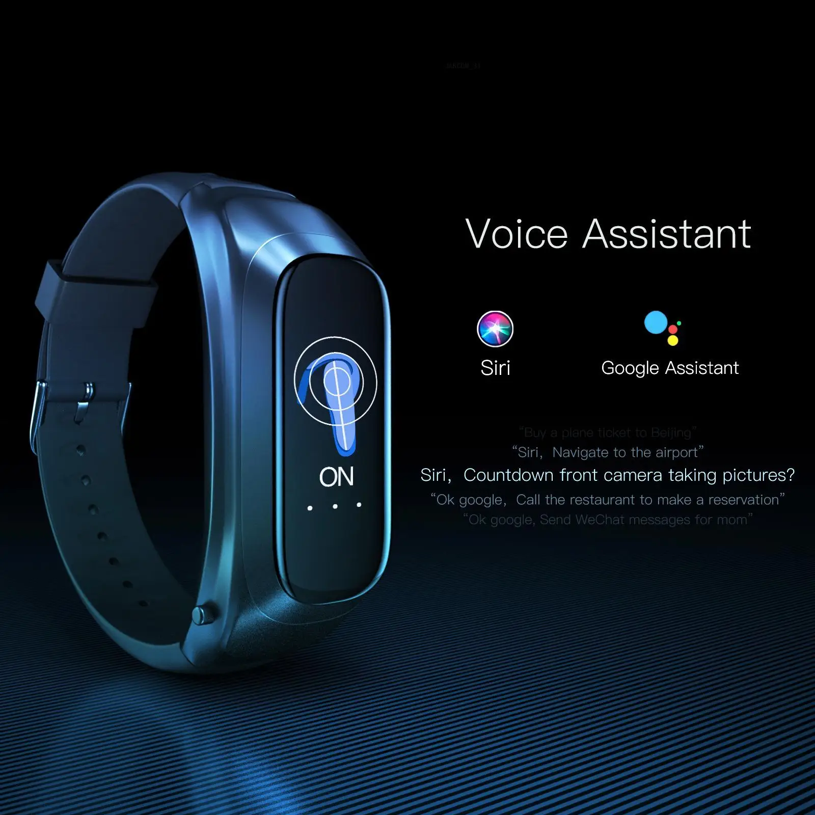Jakcom B6 Smart Call Watch Hot sale in smart watches as android for mi band 4 strap fitness tracker Earphone Sport Watch