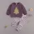 Citgeett Autumn 0-24M Children Kids Girls Boys Set Long Sleeve Christmas Tree Top Lace Up Elastic Waist Striped Trousers Set 2