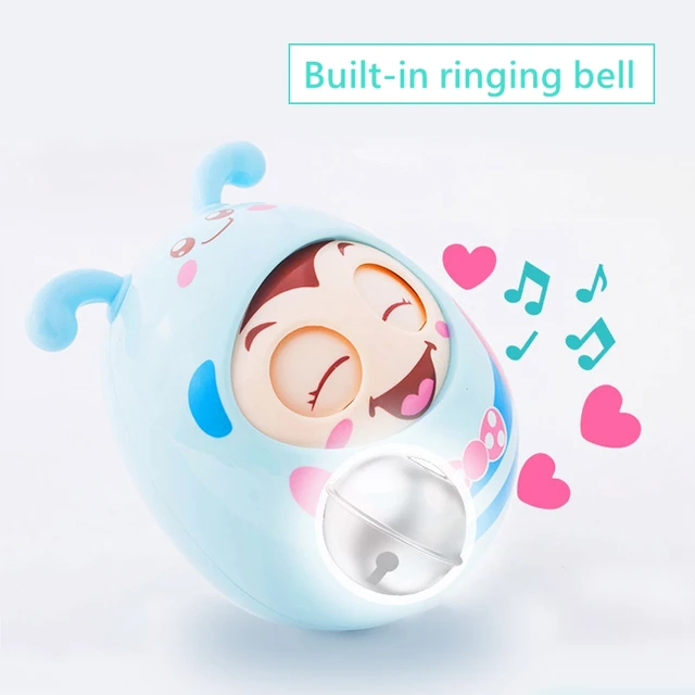 Baby Rattle Mobile Doll Bell Blink Eyes Teether Toy Fun for Newborns Gift Baby 0-12 Months Toys Babies Interactive Toys for Kids 3