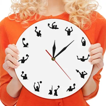 

Wood Wall Clock Large Living RoomMute Creative Bedroom White Wall Clock Relojes De Pared Wall Watches Home Decor BB60