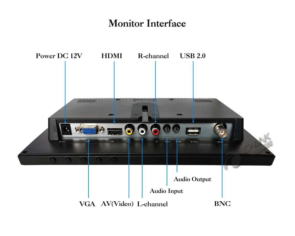 ZB101JN-V56/10,1 дюймов 1280x800 720p HDMI Встроенный динамик POS машина видео камера для Raspberry Pi 3 PS3 xbox PS4 ЖК-монитор