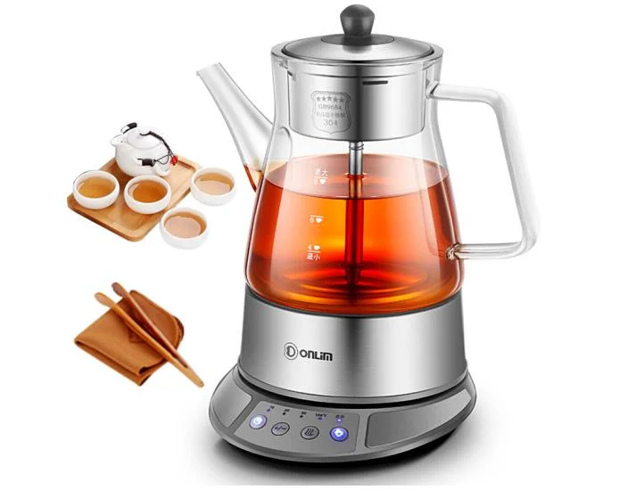 Tea Maker 700w Electric Kettle Donlim Glass Steam Hot Water Cooker