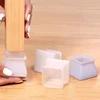 4/8/16 Pcs Furniture Protector Silicone Protection Cover Square For Chair Leg Floor Protector Silent Anti-Skid Chair Protector 3