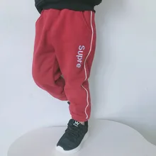 18 детская одежда плюс вельветовые повседневные брюки осенние и зимние детские спортивные брюки мужские и женские детские брюки с завязками на лодыжках