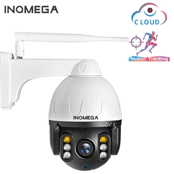 

INQMEGA Cloud 1080P Outdoor PTZ IP Camera WIFI Speed Dome Auto Tracking Camera 4X Digital Zoom 2MP Onvif IR CCTV Security Camera