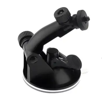 

1Pcs Black Universal Driving Recorder Bracket Camera Suction Cup Bracket Screw Port Recorder Car Bracket