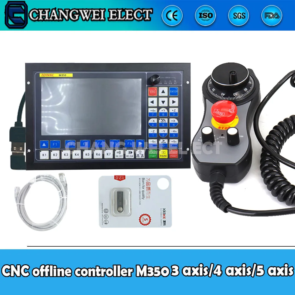 

DDCS EXPERT CNC offline controller M350 motion control system 3/4/5 axis 1MHz G code for engraving machine drilling and milling