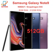 Samsung Snapdragon 845 Galaxy Note9 512GB 8GB WCDMA/GSM/CDMA/.. NFC Adaptive Fast Charge