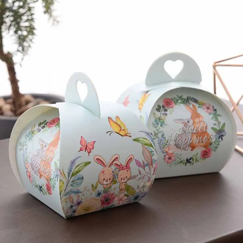 Бумажная коробка для конфет фламинго шоколада 10 шт. 5 5x5 5x6 см | Дом и сад