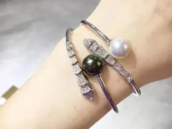 

NEW ARRIVAL 925 Sterling Silver Bracelet Mountings ADJUSTABLE Bangle Findings Jewelry Parts Fittings Accessories for Pearls