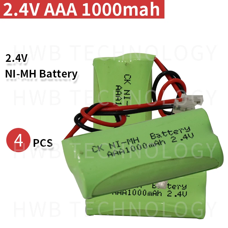 4PCS/lot KX Original New Ni-MH AAA 2.4V 800mAh Rechargeable Battery Pack With Plugs For Cordless Phone Free Shipping | Электроника
