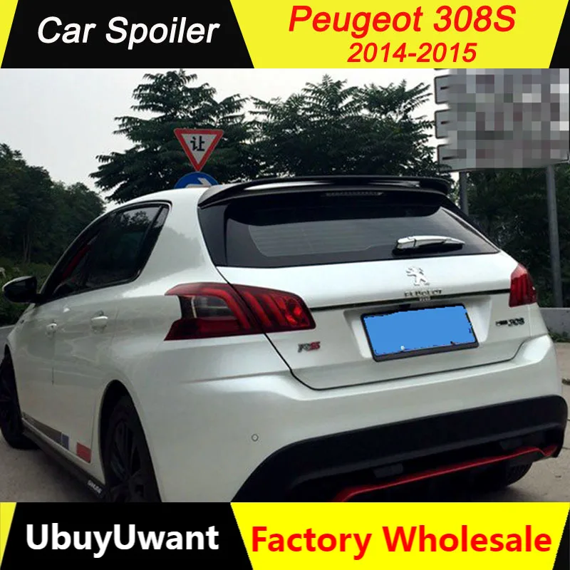 Спойлер для Peugeot 308 высококачественный Автомобильный задний спойлер из