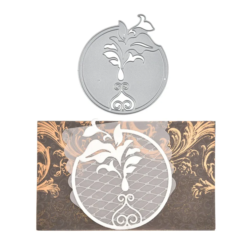 

InLoveArts Flower Round Metal Cutting Dies Christmas Stencils for DIY Scrapbooking Embossing Paper Cards Die Photo Album Making