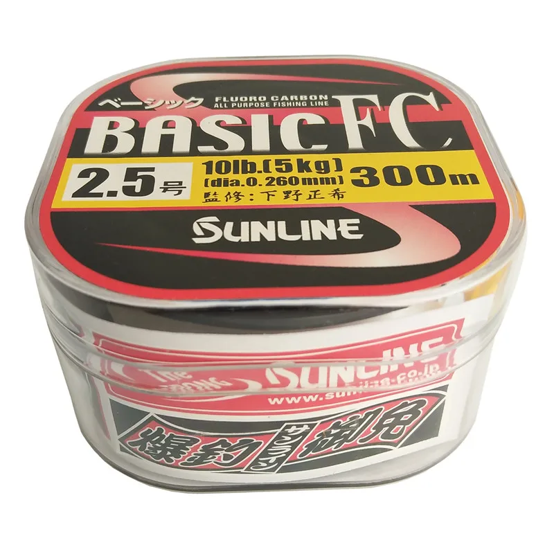 Original Sunline Transparent Color Basic Fc 300/225 Meters 2-20lb