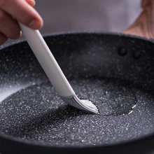 Силиконовая щетка для барбекю, торта, выпечки хлеба, кондитерских изделий, масла, жидкого масла, ручка, щетка для барбекю, инструмент для кухни, аксессуары для приготовления пищи