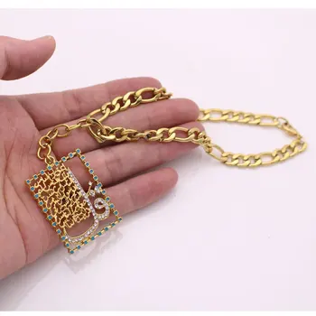 

islam four Qul suras Car Rear View Mirror stainless steel Car Pendant Hanging Car Styling Accessories