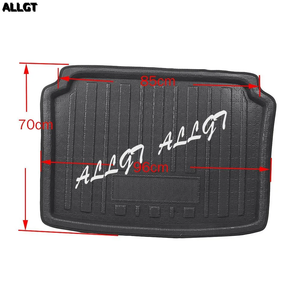 Напольный коврик для багажника Volkswagen Polo Hatchback 2010 2011 2012 2013 2014 2015 2016 2017 черный| |