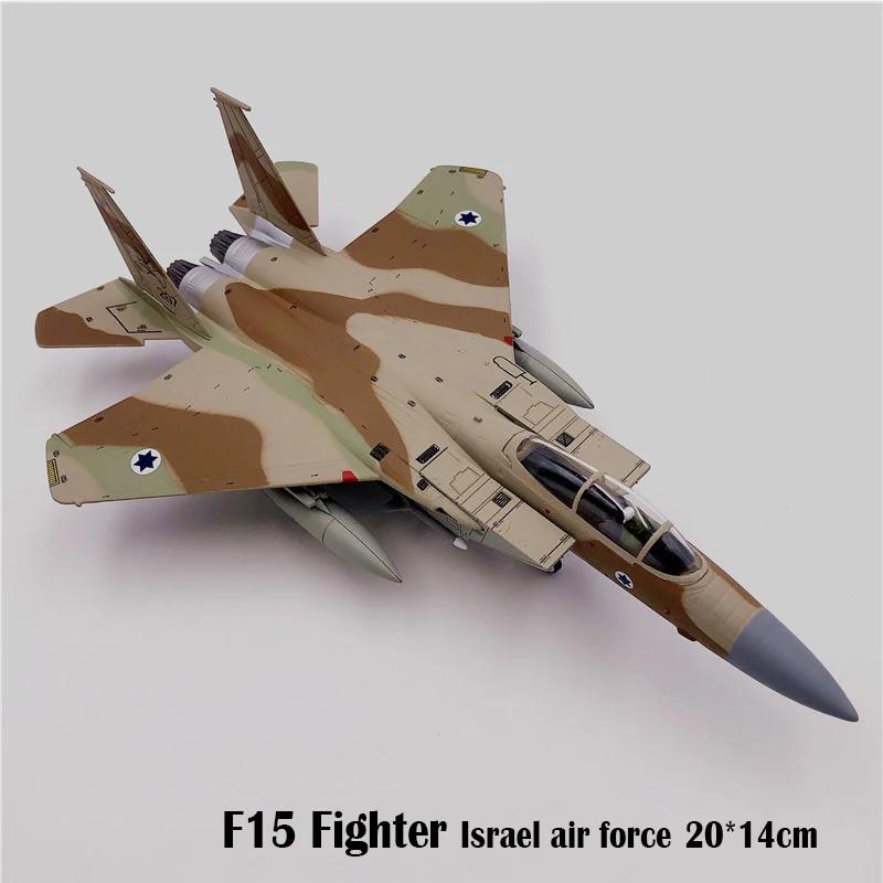 Israel F15 Hawk военная модель самолета-истребителя сплав моделирование готовой продукции украшения 1/100 литья под давлением самолет коллекция