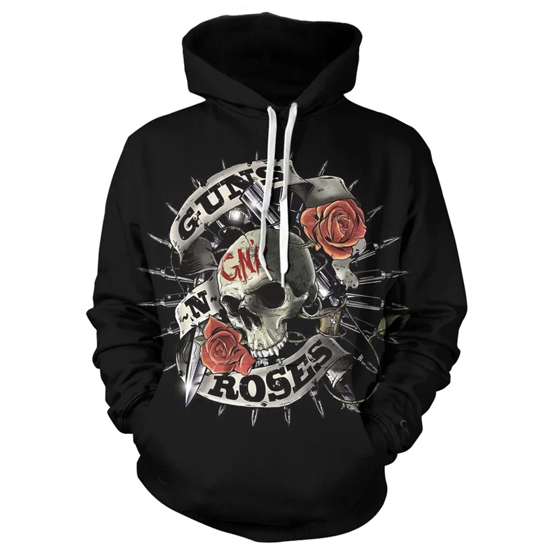 3D Roses N guns, модные мужские Толстовки, Толстовки, забавные, размера плюс XXS-4XL, Roses N guns, толстовки с принтом для мужчин, унисекс, пуловер - Цвет: T7
