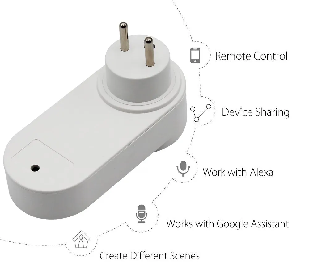 ACCKIP Франция стандартный разъем WiFi умная розетка USB зарядное устройство Tuya приложение управление с 2 портами usb Prise USB francaise разъем alexa